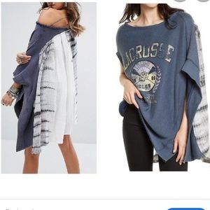 free people oversized t shirt